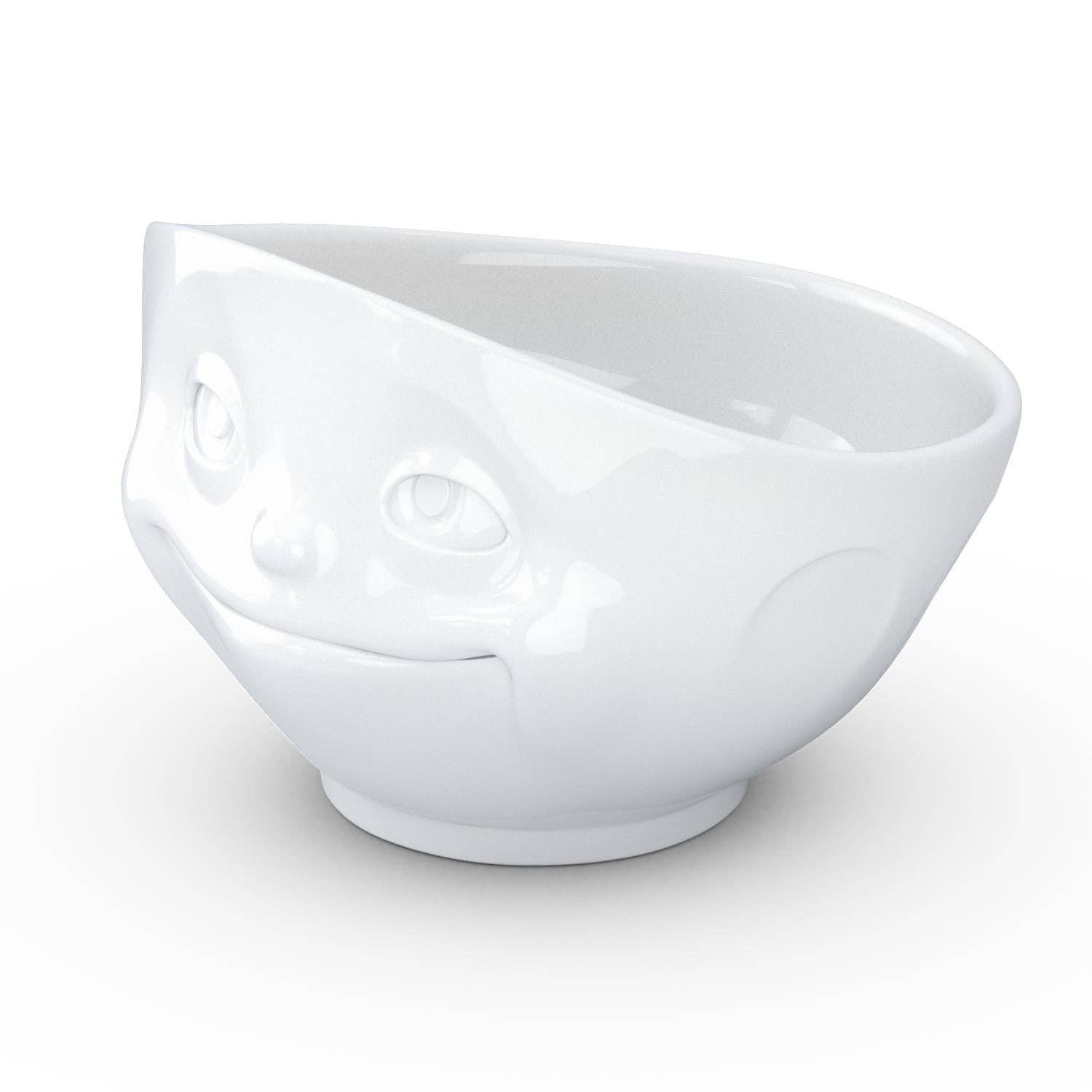DREAMY FACE, WHITE 16 OZ BOWL