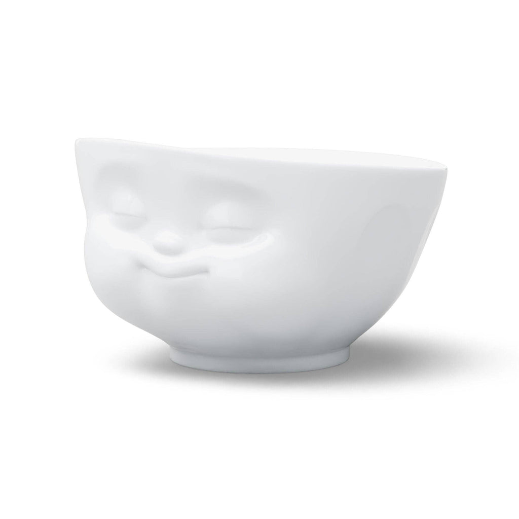 MUNCHING FACE, WHITE 16 OZ BOWL