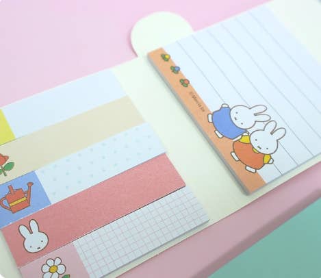 MIFFY 6-SECTION STICKY MEMO PAD SET