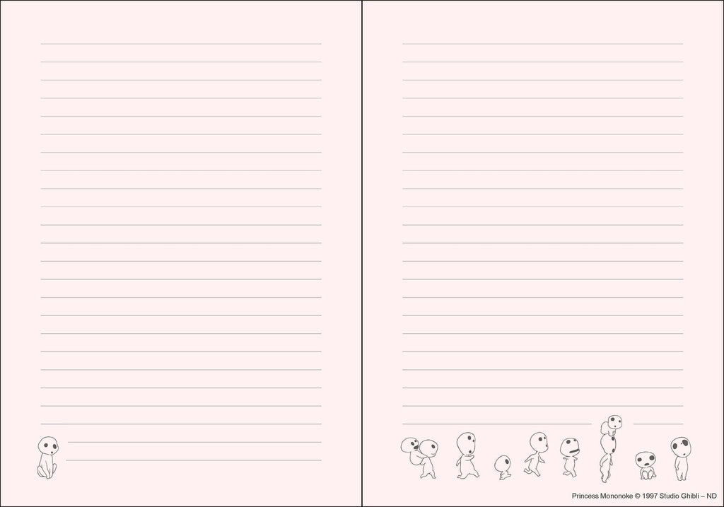 STUDIO GHIBLI PRINCESS MONONOKE JOURNAL