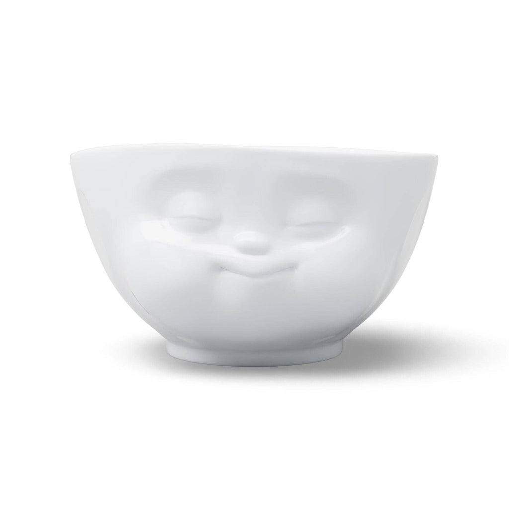 MUNCHING FACE, WHITE 16 OZ BOWL
