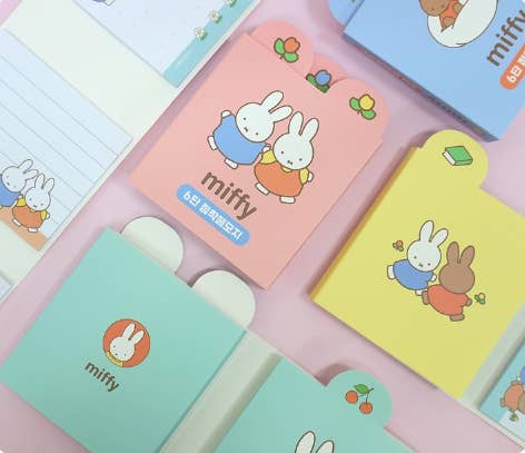 MIFFY 6-SECTION STICKY MEMO PAD SET