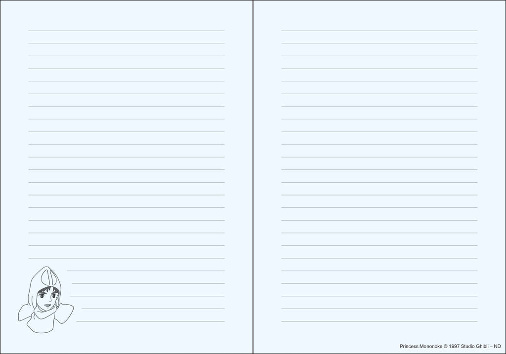 STUDIO GHIBLI PRINCESS MONONOKE JOURNAL