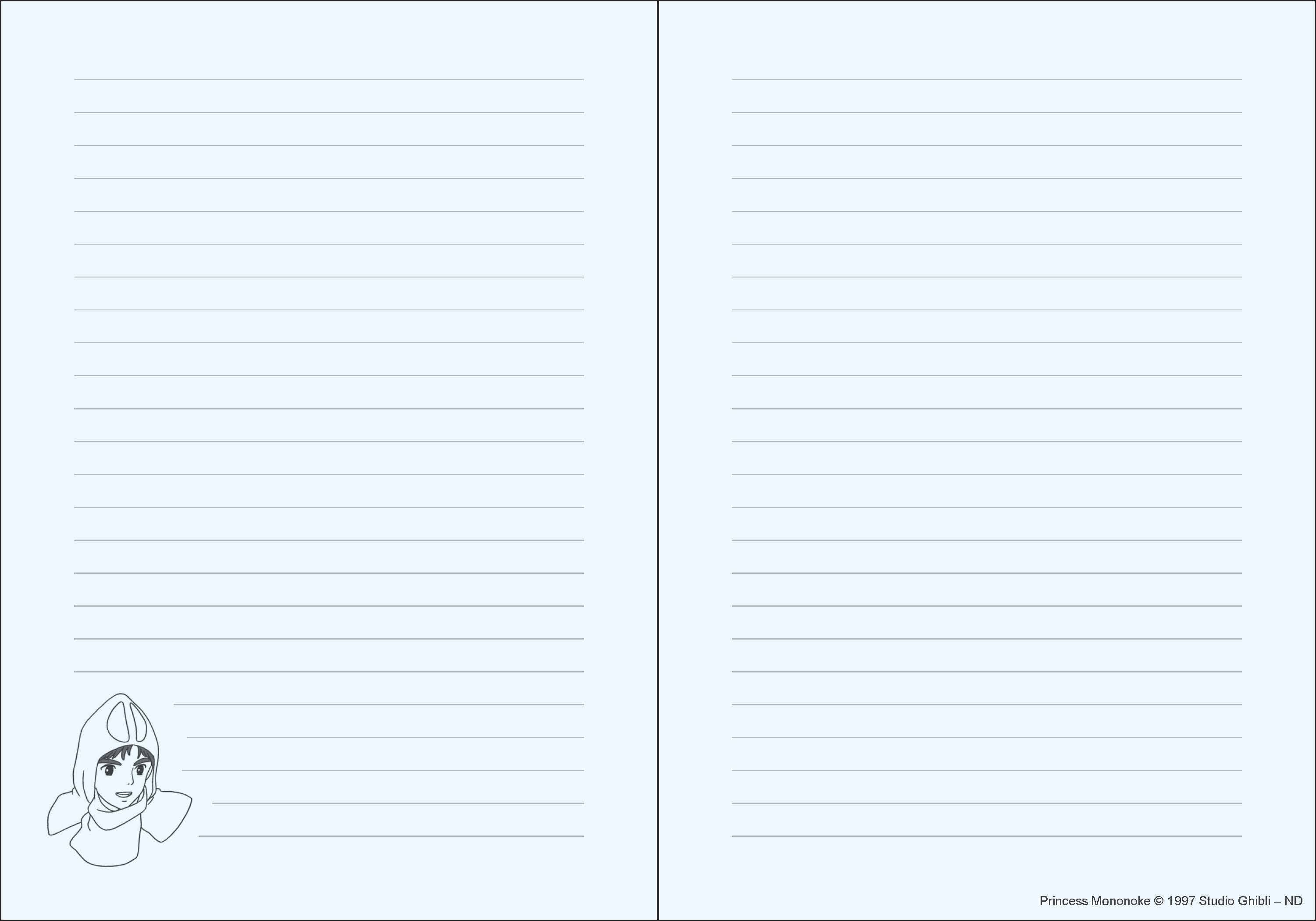 STUDIO GHIBLI PRINCESS MONONOKE JOURNAL