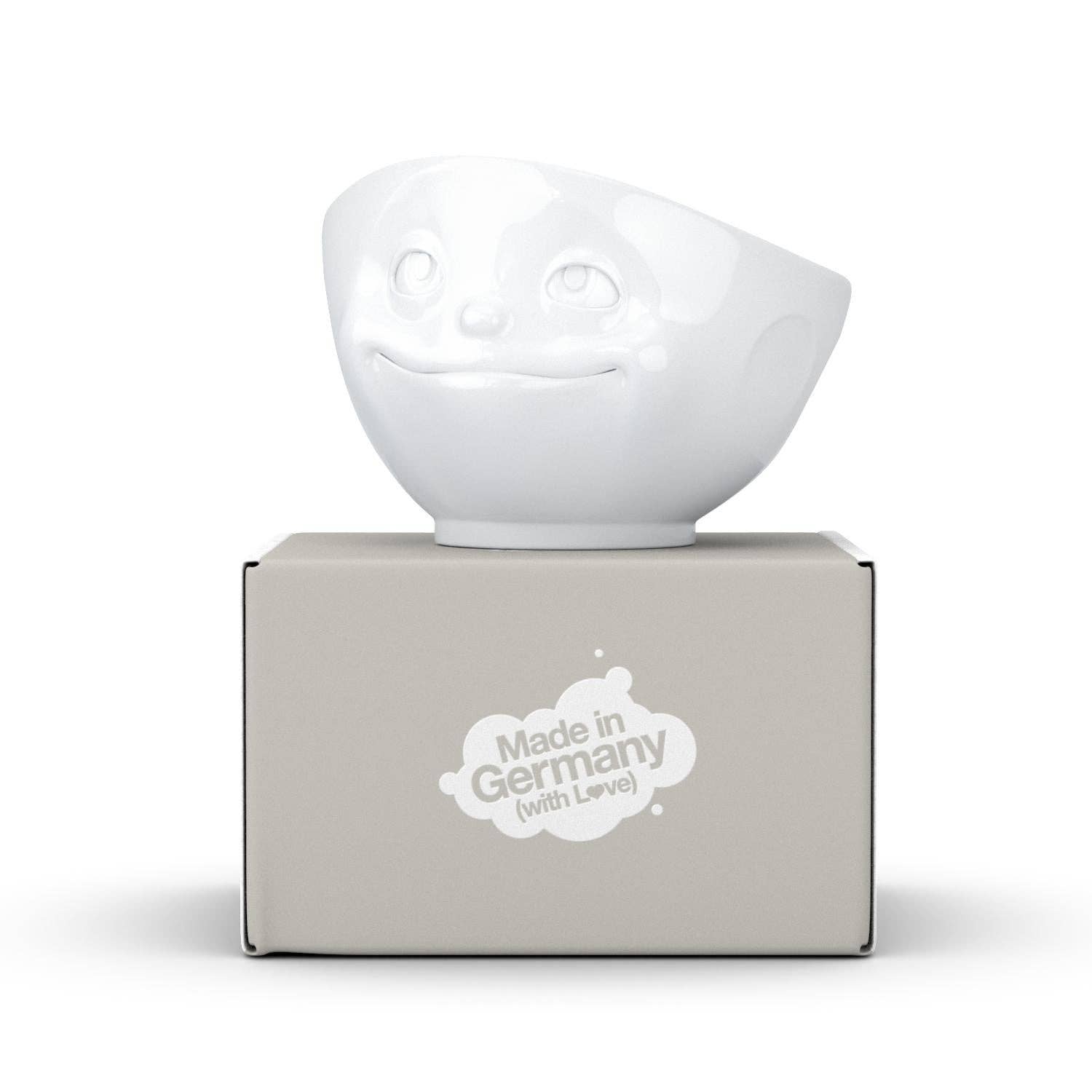 DREAMY FACE, WHITE 16 OZ BOWL