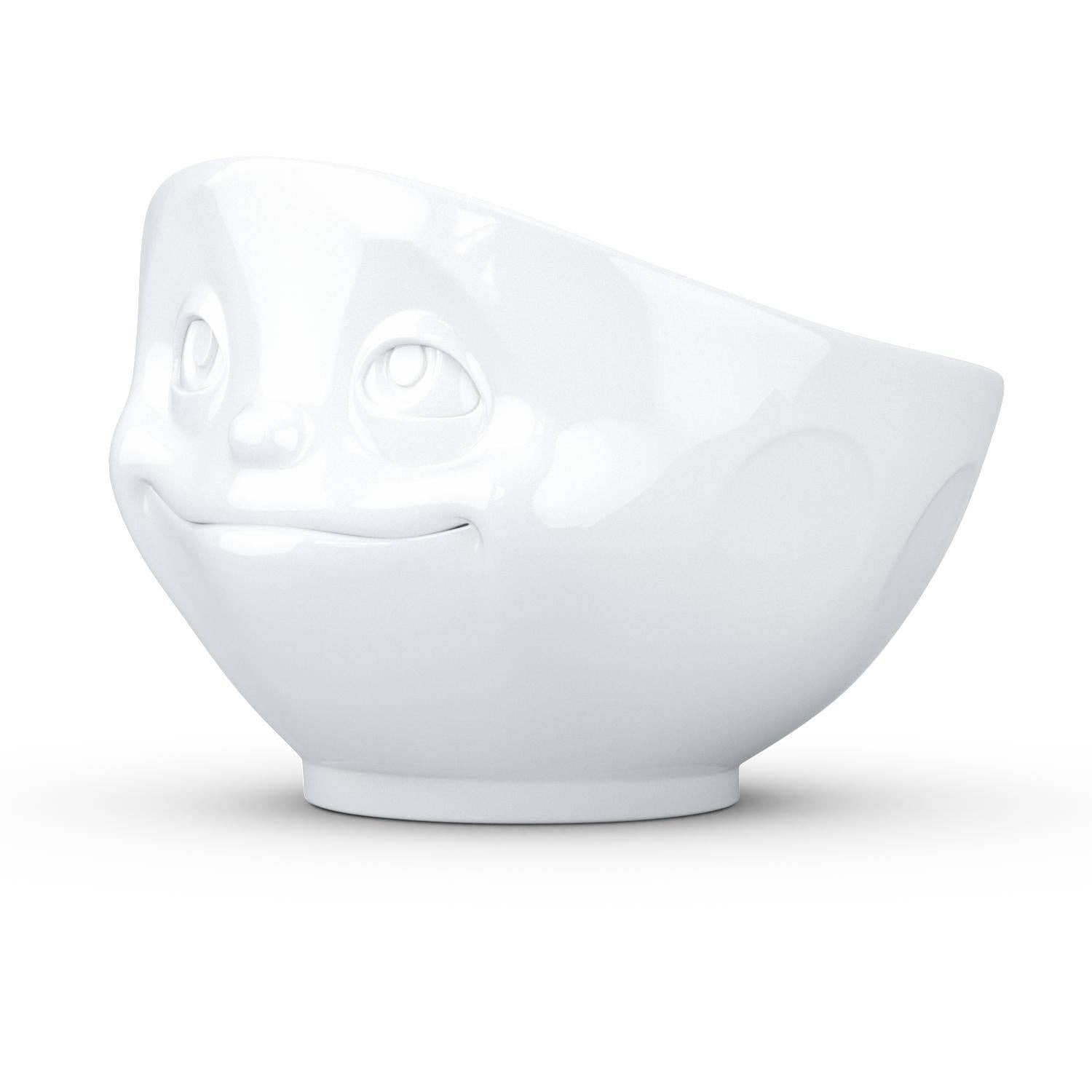 DREAMY FACE, WHITE 16 OZ BOWL
