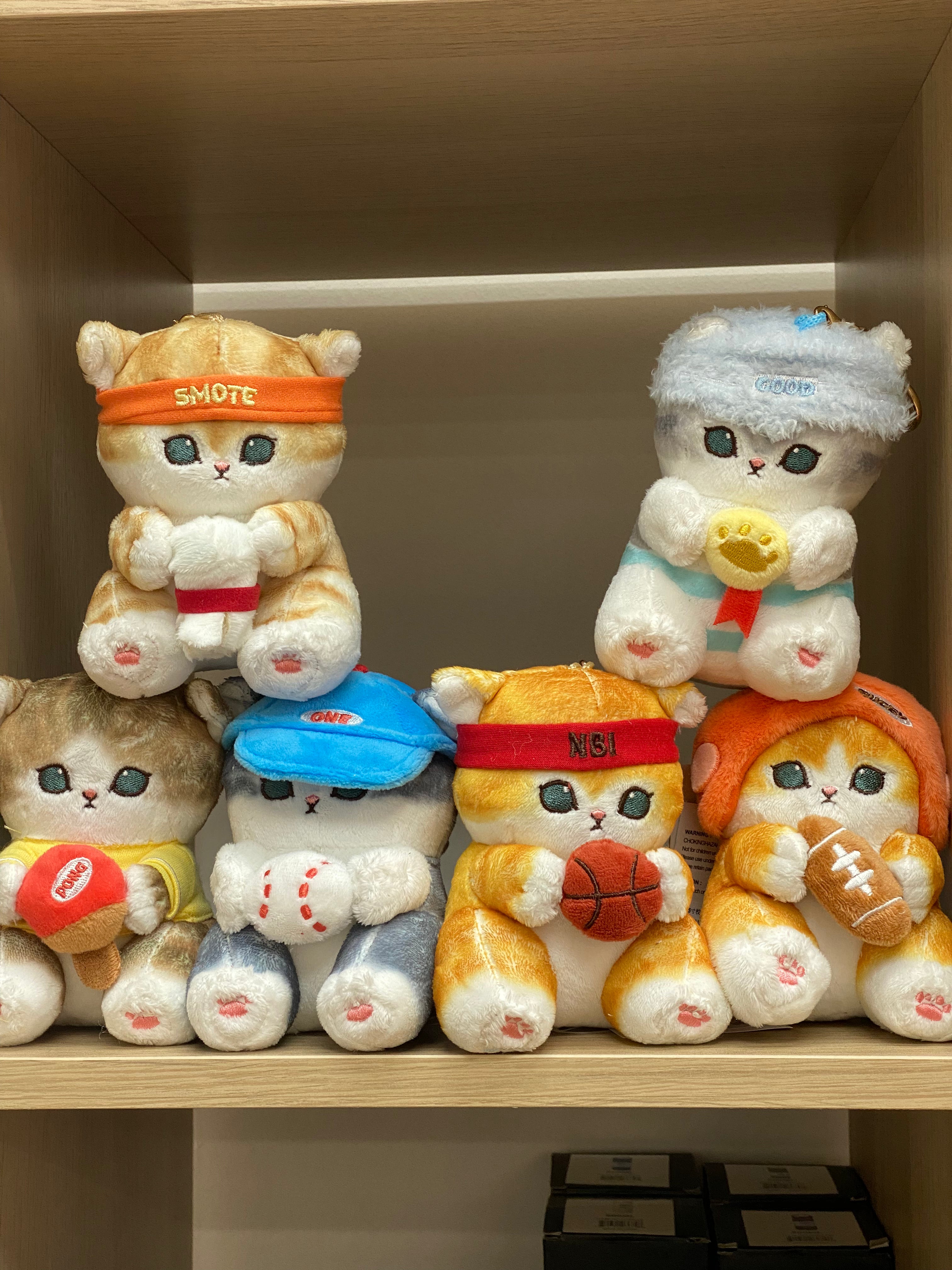 MOFUSAND SPORTS PLUSH KEYCHAIN