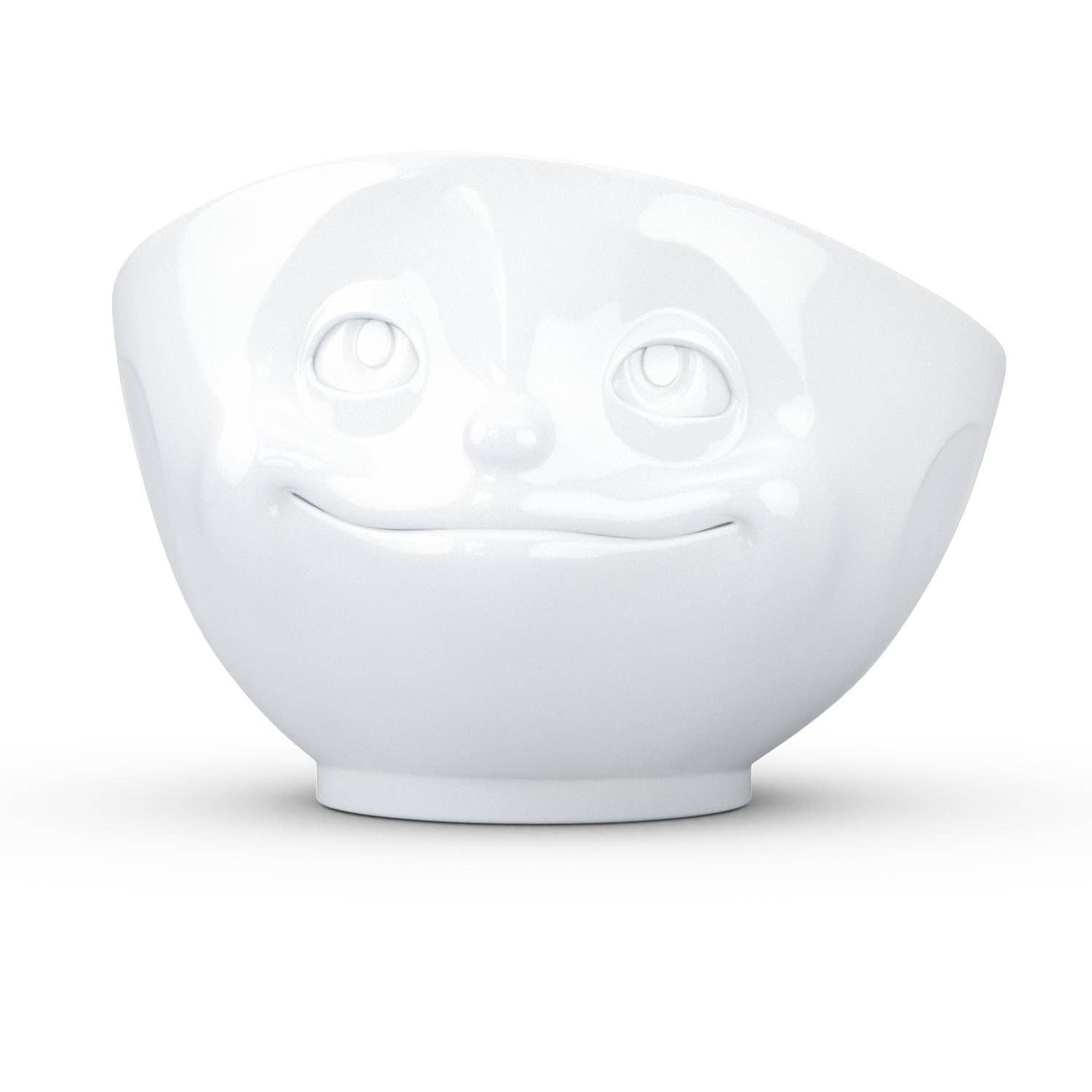 DREAMY FACE, WHITE 16 OZ BOWL