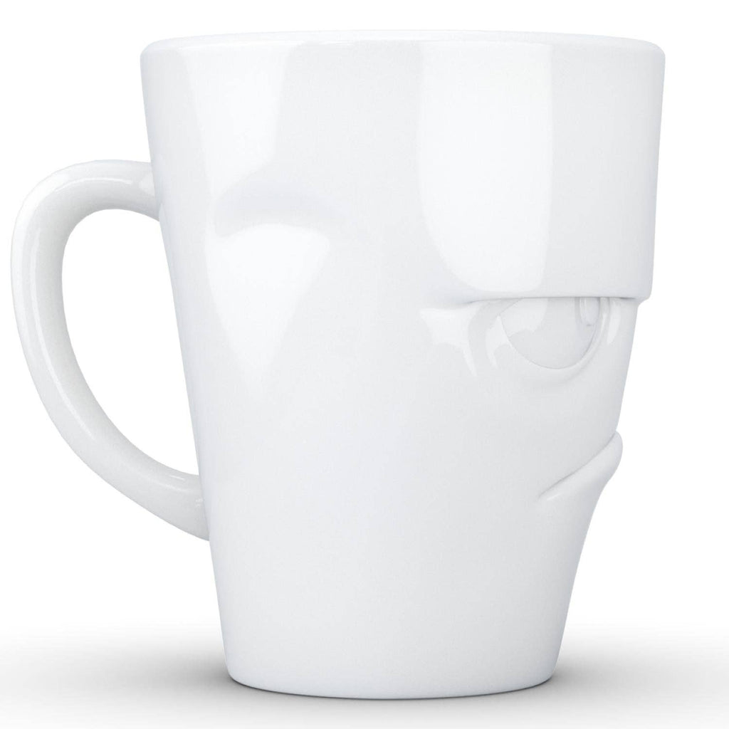 COFFEE MUG WITH HANDLE, GRUMPY FACE