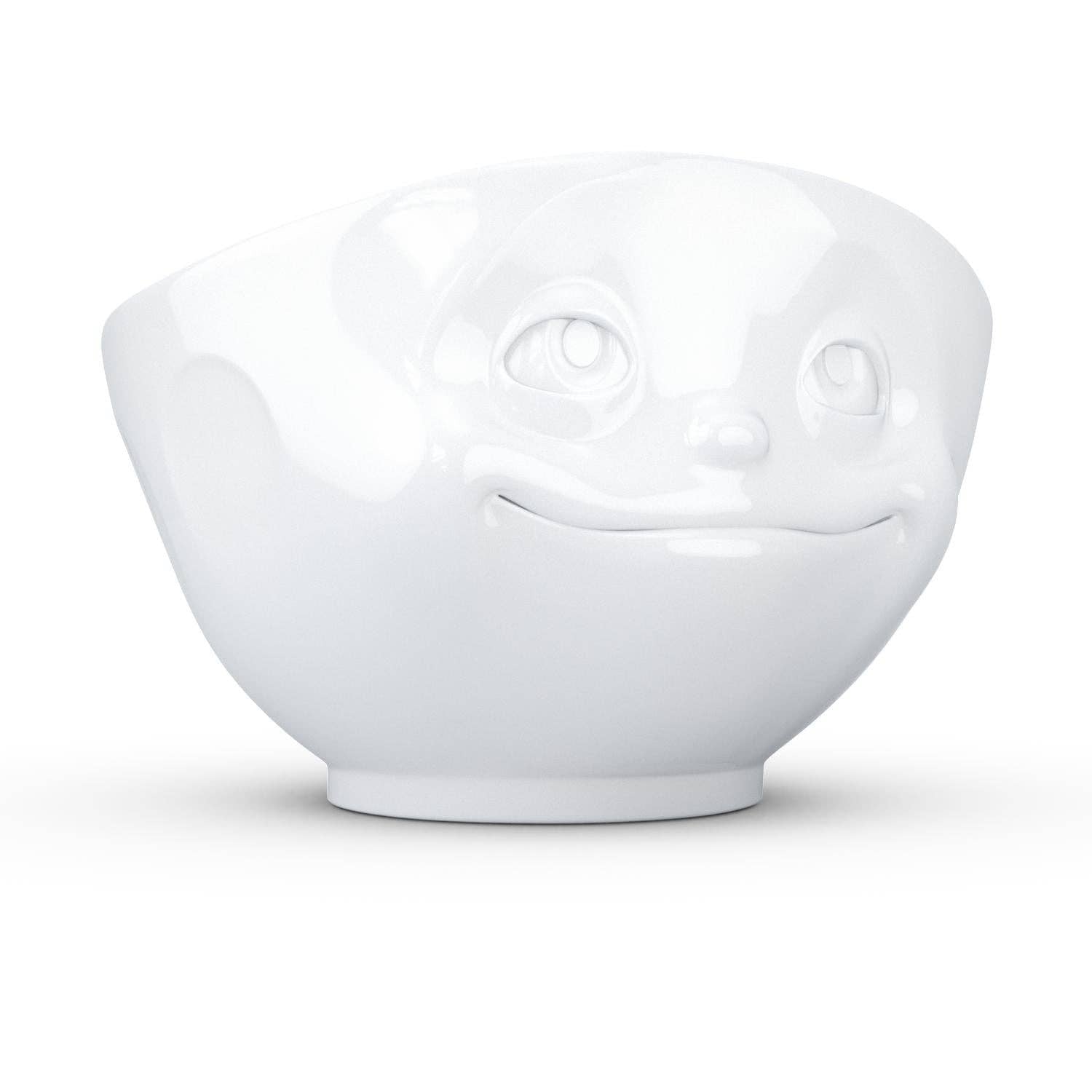 DREAMY FACE, WHITE 16 OZ BOWL