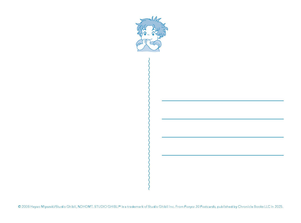 STUDIO GHIBLI PONYO: 30 POSTCARDS