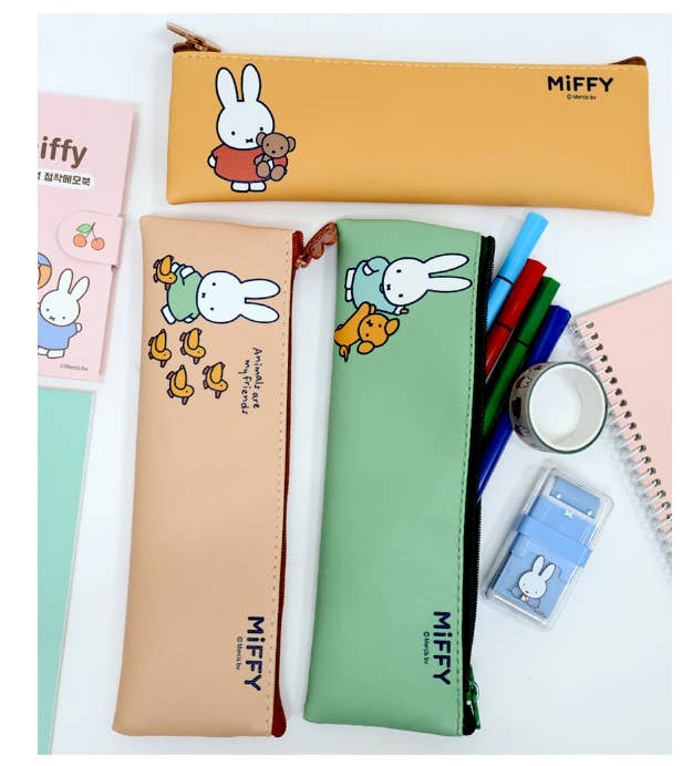 MIFFY DOUBLE-SIDED SLIM POUCH PENCIL CASE