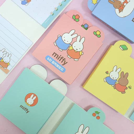 MIFFY 6-SECTION STICKY MEMO PAD SET