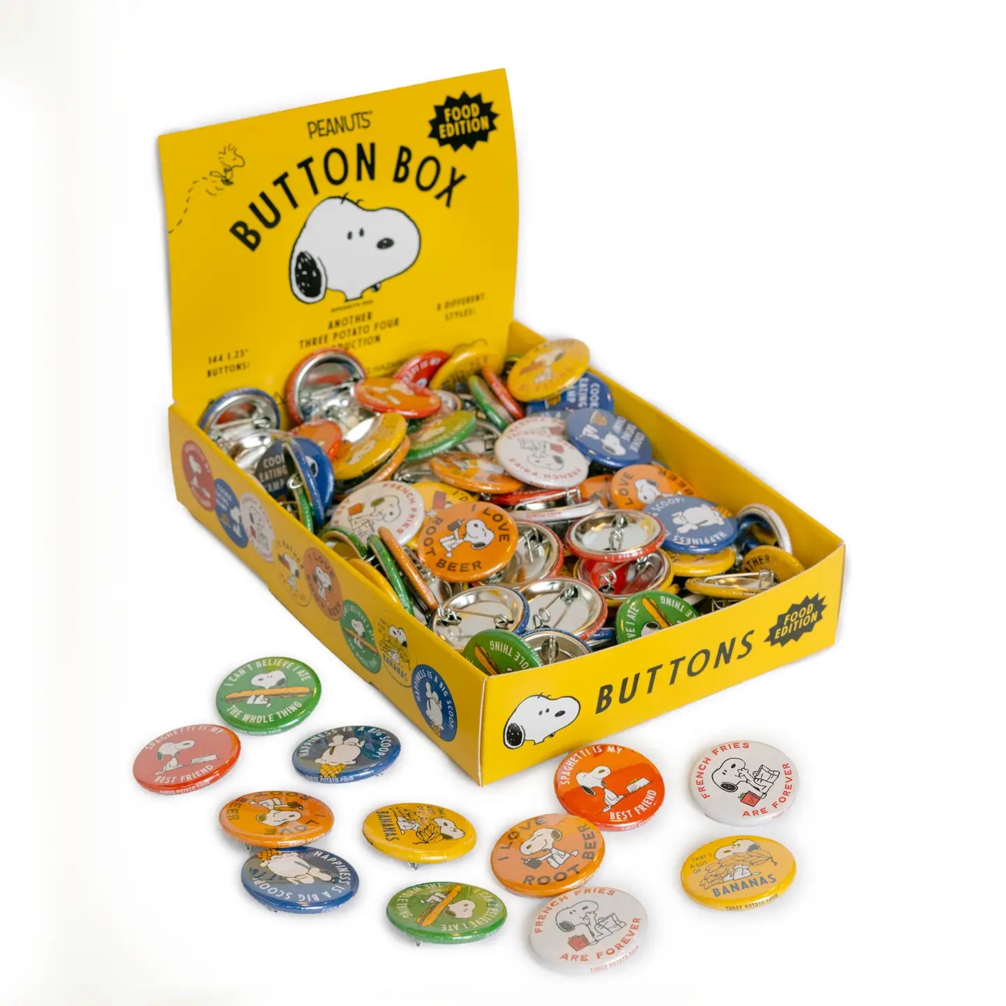 PEANUTS® - SNOOPY BUTTON BOX (FOOD EDITION)